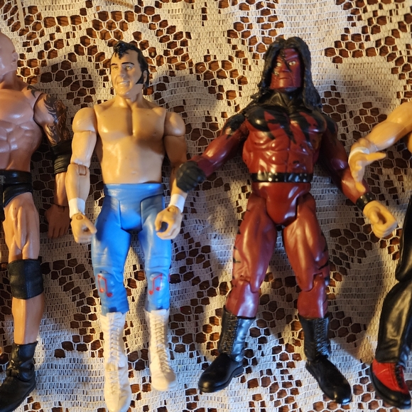 Lot of 5 WWF Titan Tron & Other Live Jakks‎ Pacific Action Figures Vintage 7" - Picture 6 of 8